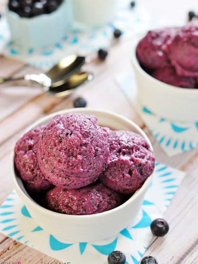 How to Make Sherbet (Blueberry Buttermilk Flavor)