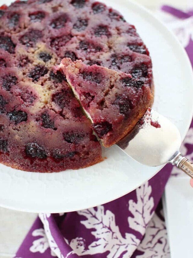 Blackberry Upside-Down Cake Recipe