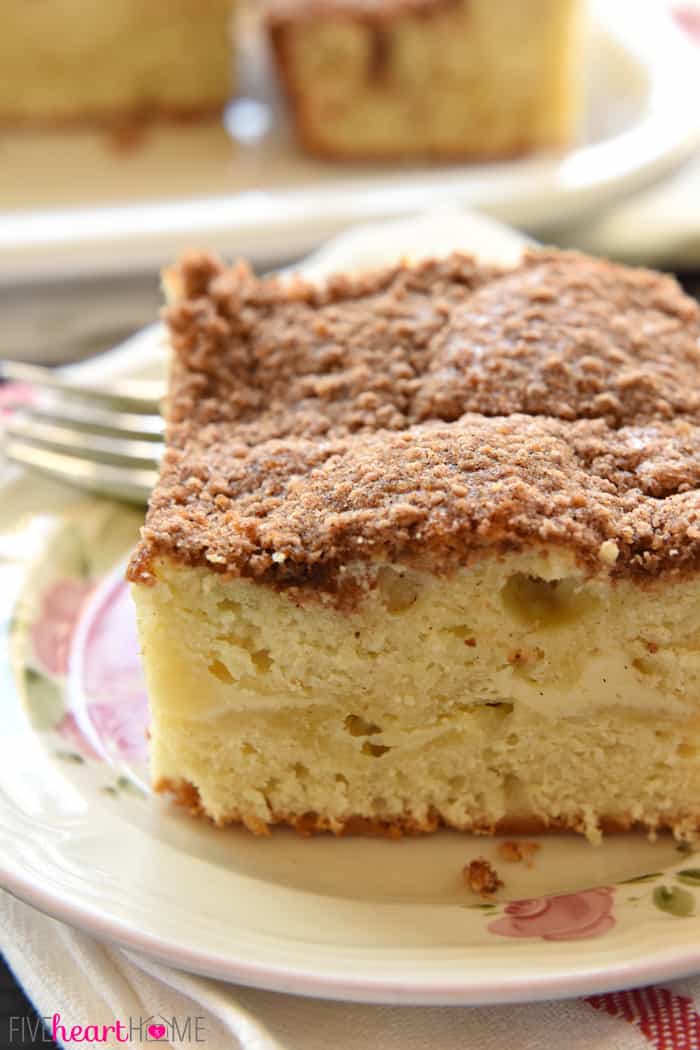 Close-up of Cream Cheese Coffee Cake