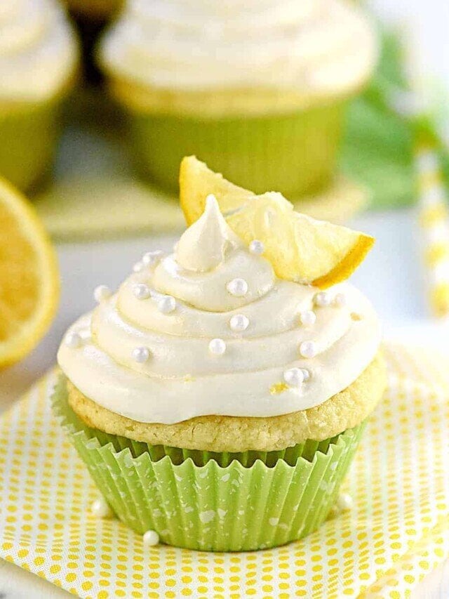 The Most Irresistible Lemon Cupcakes