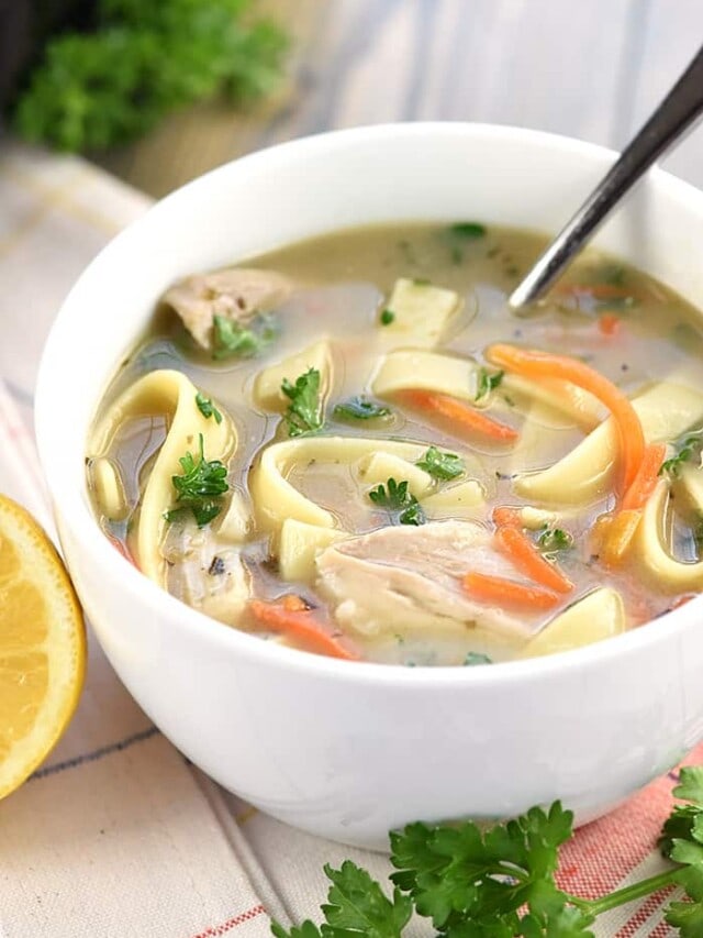 EASY Chicken Noodle Soup {NOURISHING + Delicious!}