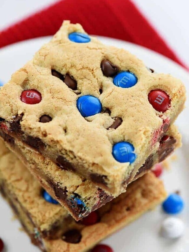 M&M Cookie Bar Recipe