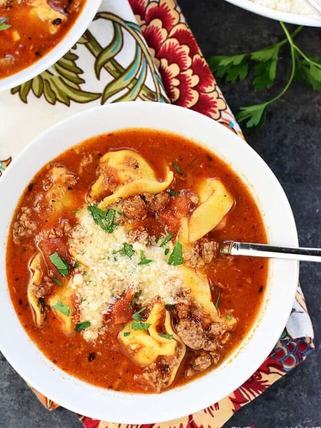 Tortellini Lasagna Soup