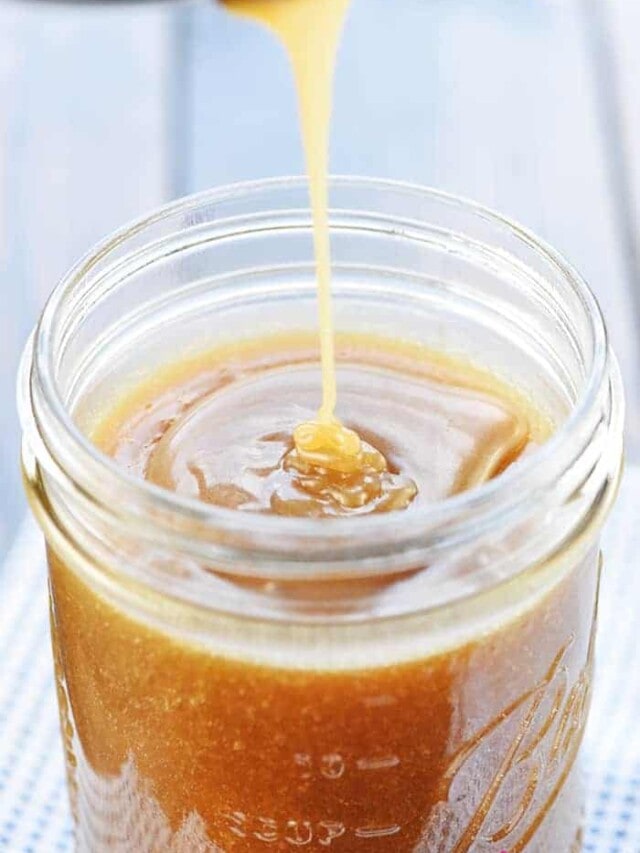 VERY BEST Easy Caramel Sauce {5 Ingred/5 Minutes!}