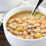 Slow Cooker White Bean & Ham Soup