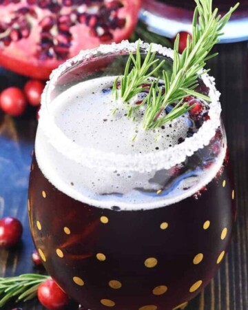 Christmas Champagne Punch