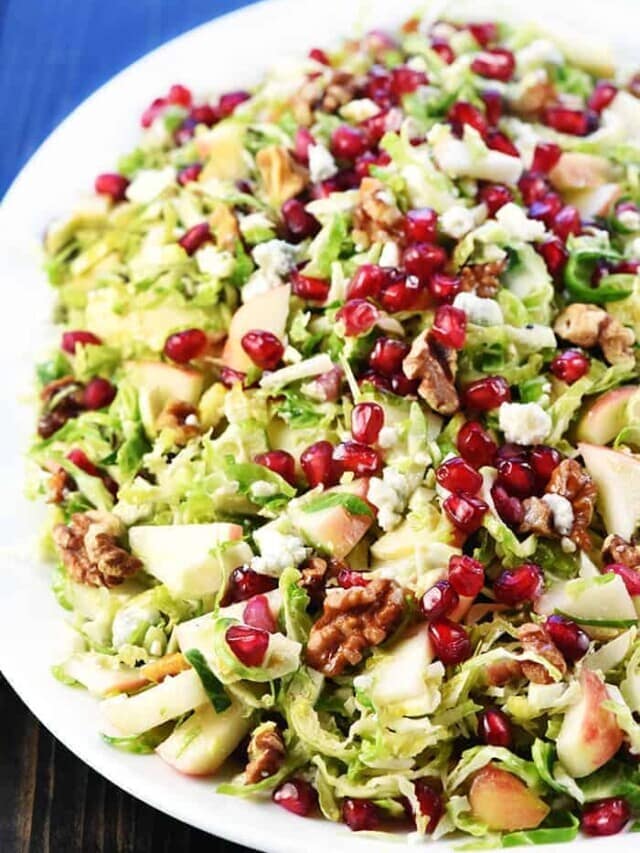 Shaved Brussels Sprout Salad