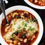Easy Minestrone Soup.