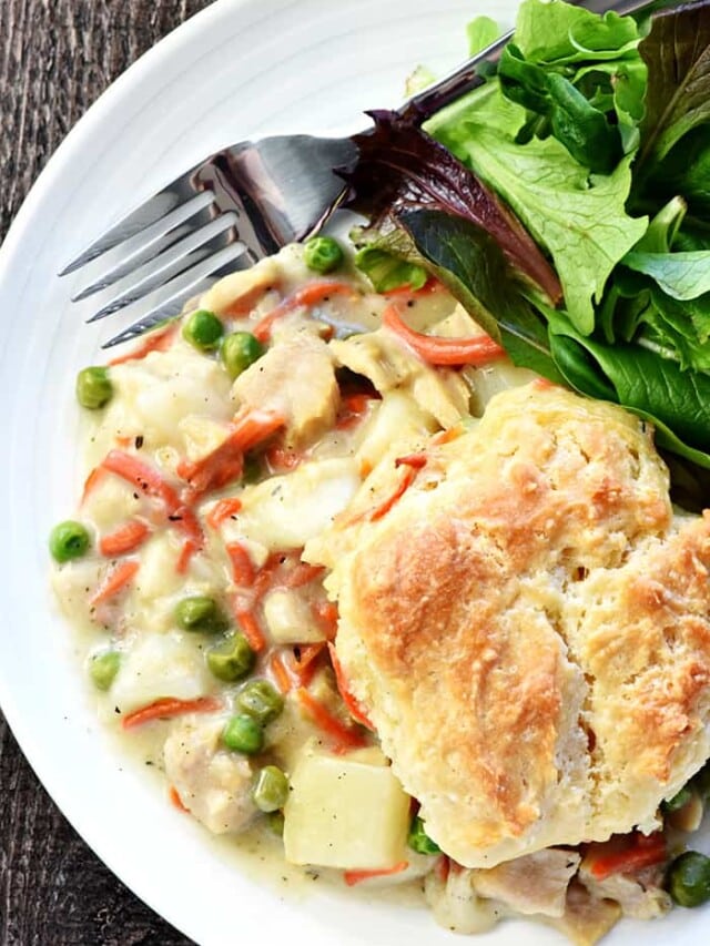Chicken Pot Pie Casserole {AMAZING From-Scratch Comfort Food!}