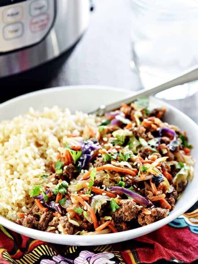 Instant Pot Egg Roll in a Bowl