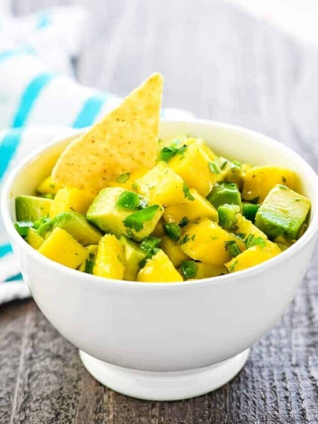 Fresh + EASY Mango Avocado Salsa
