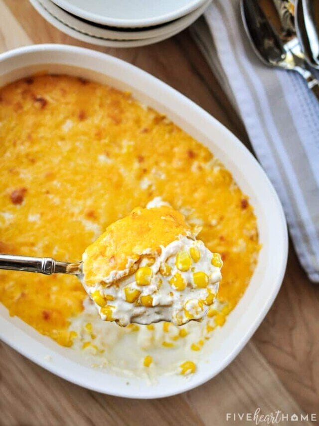 Quick and Easy Cream Cheese Corn Casserole