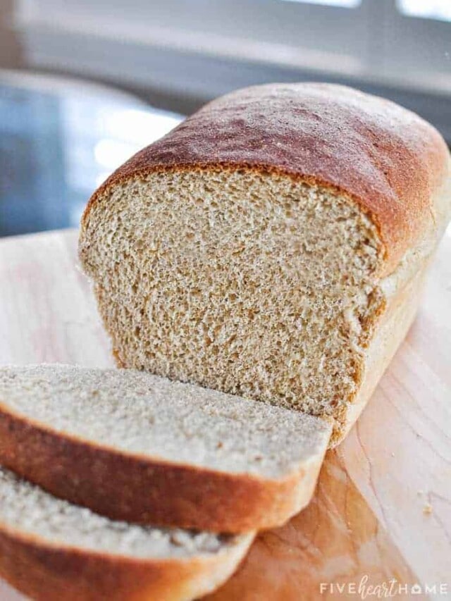 The VERY BEST Whole Wheat Bread {RAVE Reviews!}