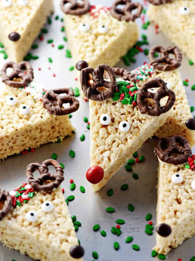 Reindeer Rice Krispie Treats