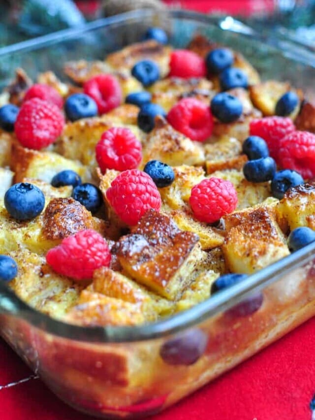 Eggnog French Toast Casserole