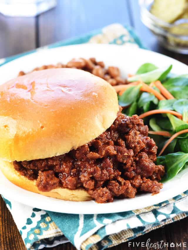 The VERY BEST Sloppy Joes (5 STARS!!!)