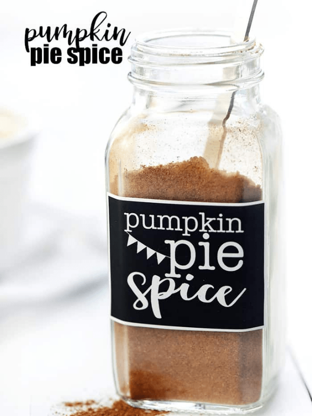 Pumpkin Pie Spice Recipe