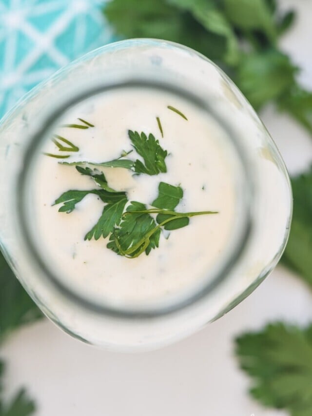 The BEST Ranch Dressing Recipe