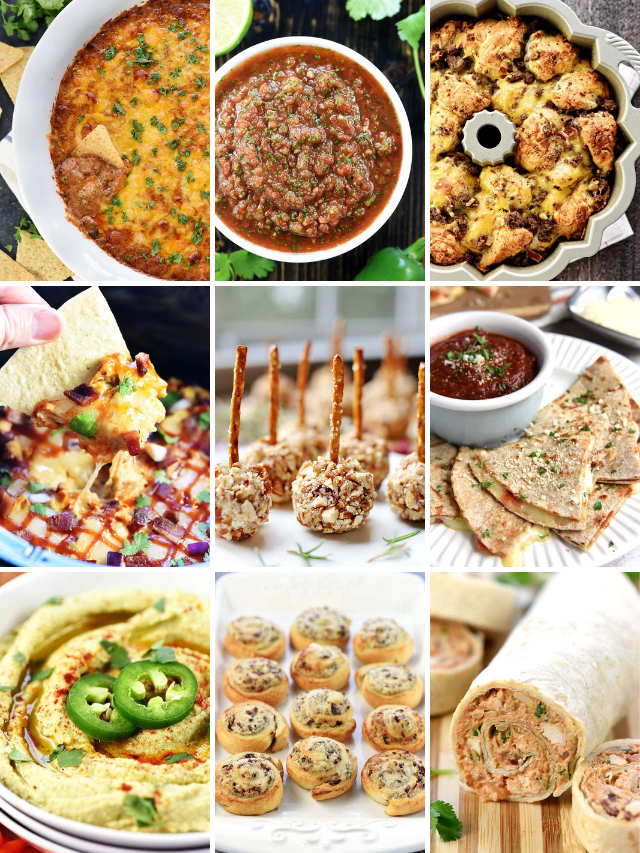 Crowd Pleasing Appetizer Recipes, Finger Foods,  and Party Snacks
