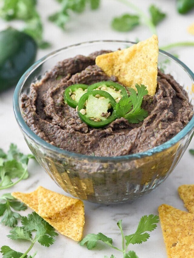 Healthy Easy Black Bean Dip