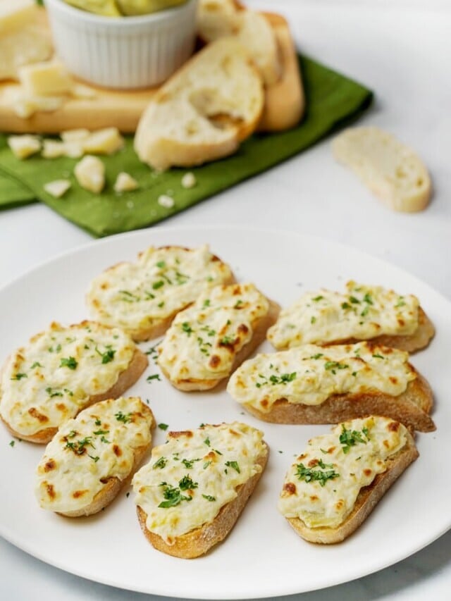 Delicious Artichoke Bruschetta