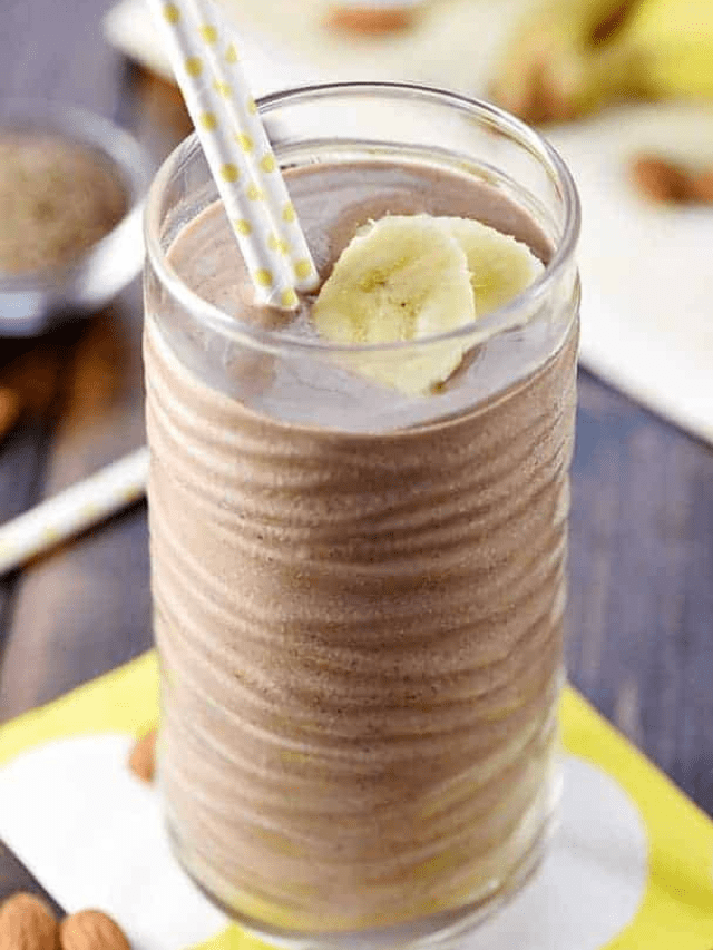 Healthy Chocolate Banana Smoothie