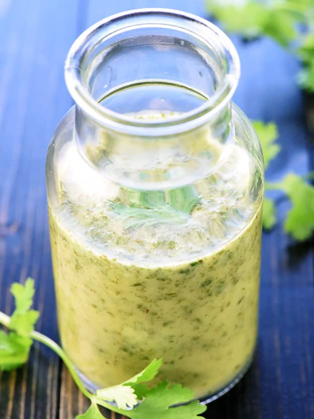 Homemade Cilantro Lime Dressing