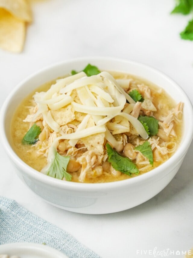 Crockpot White Bean Chicken Chili