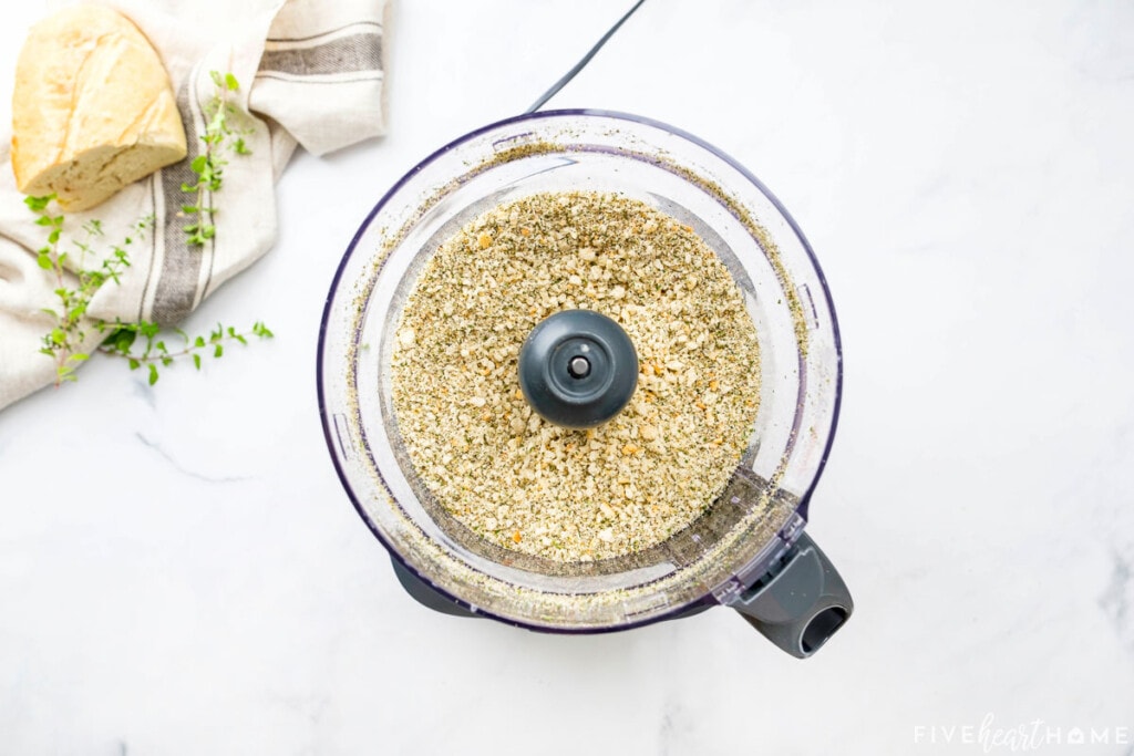 How to Make Italian Bread Crumbs in food processor.