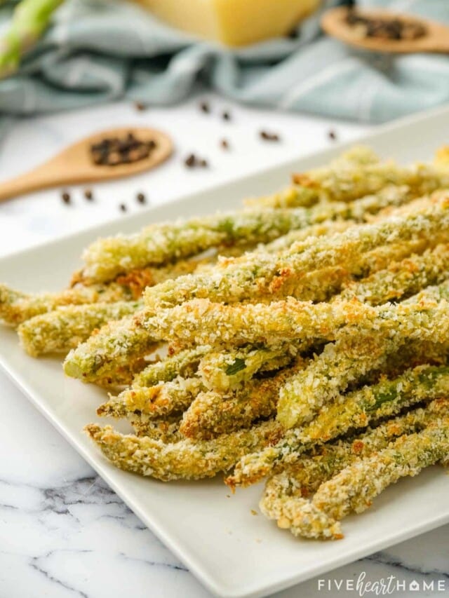 Asparagus Fries With Parmesan + Panko