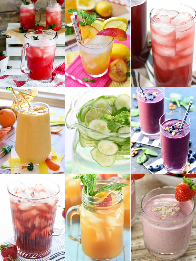 Refreshing Summer Drinks + Cocktails