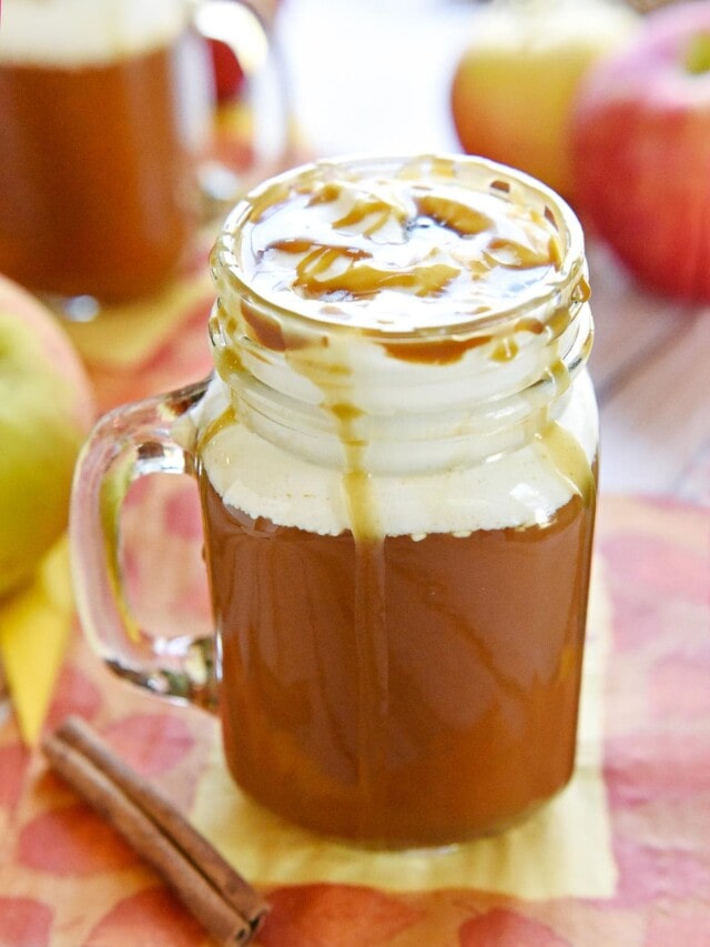 Caramel Apple Cider ~ All-Natural Starbucks Copycat!