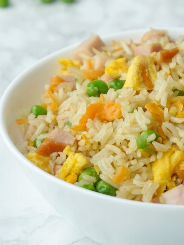 Quick + Easy Fried Rice (Uses Up Leftovers!)