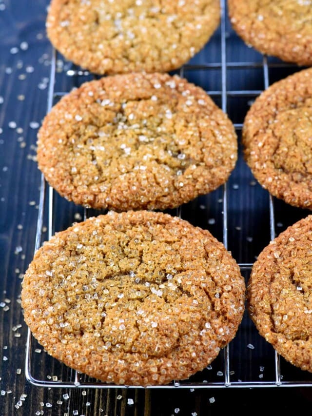 The BEST Soft + Chewy Ginger Cookies